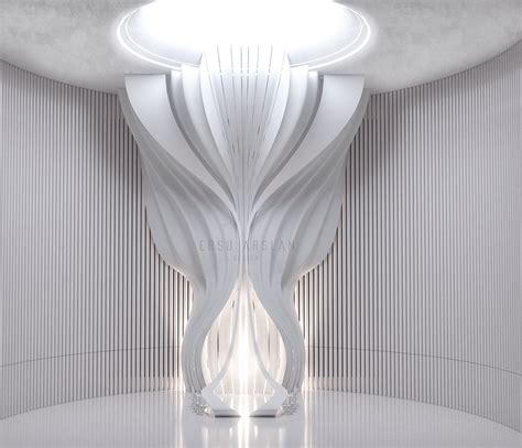 Futuristic Interior Design Meeting Room On Behance