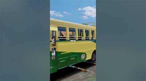 Ksrtc Bus Green On Speedbraker🥰🥰 Shorts Youtube