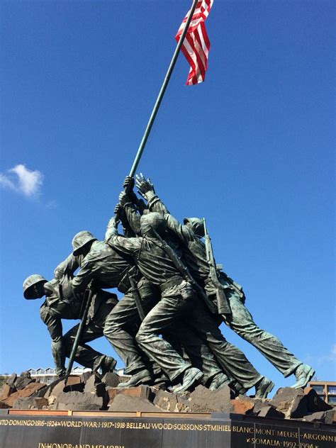 Soldiers Holding Flag Up Washington Dc With Images