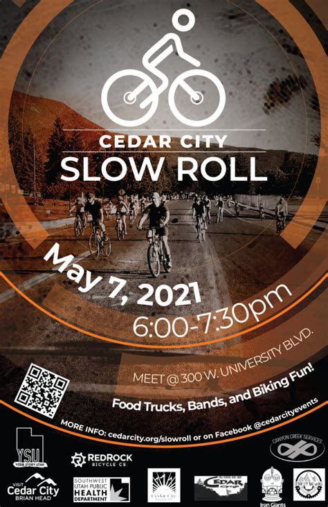 Maybe you would like to learn more about one of these? It's a bike block party! Cedar City 'Slow Roll' to include ...
