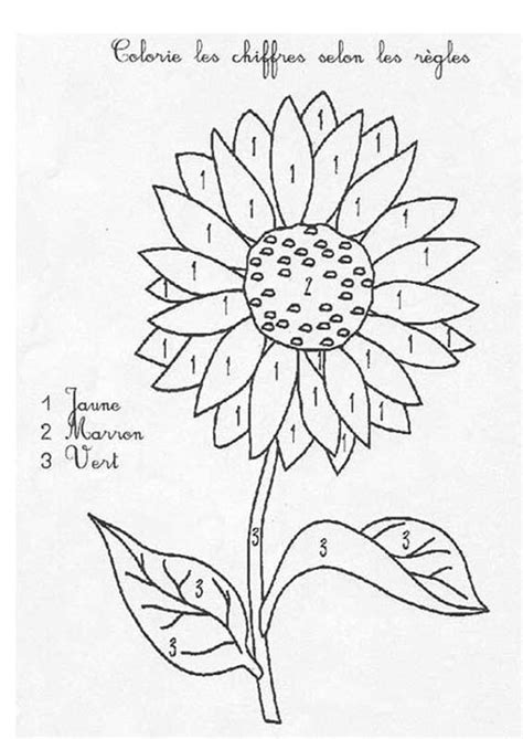 Vous allez trouver des dessins coloriage adulte à imprimer avec code couleur: Coloriages à 3 couleurs - fr.hellokids.com
