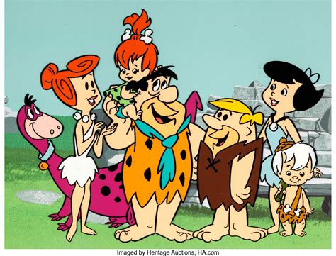 The Flintstone Comedy Show Full Cast Publicity Cel Hanna Barbera