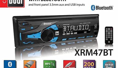 Dual Car Stereo Manual : Dual bluetooth car stereo instructions : • to