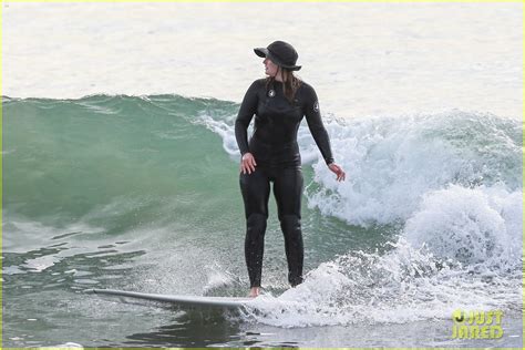 Leighton Meester Catches Some Waves During Solo Surf Session Photo