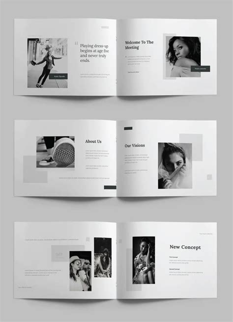 A5 Landscape Magazine Template 30 Pages Booklet Design Layout