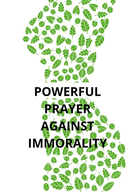 20 powerful prayers against immorality prayer points