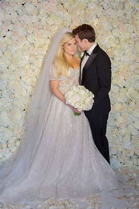 Meghan Trainor Wedding Dress | Purple wedding dress, Wedding dresses