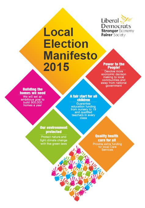 Liberal Democrat Local Elections Manifesto 2015