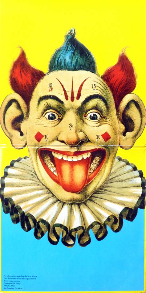 Crazy Clown Pin Game Vintage Circus Posters Scary Clowns Evil Clowns