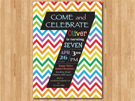Birthday Invitation Wording for 7 Year Old Boy | BirthdayBuzz