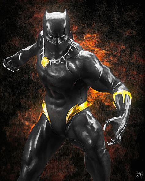 Black Panther Digital Art By Rick Wiles Fine Art America