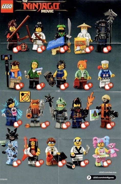 Lego Minifigures 71019 Lego Ninjago Movie Teton Toys