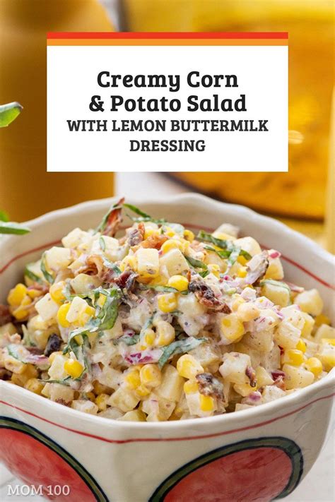 If you're in the south, and not a fan of mayo, you probably in fact, it can contain anything you want; Creamy Corn and Potato Salad with Lemon Buttermilk Dressing: The creaminess of the potatoes is ...