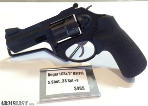 Armslist For Sale New Ruger Lcrx 3 Barrel 5 Shot 38 Spl Revolver