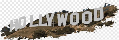 Hollywood Sign Downtown Los Angeles Hollywood Sign Text Logo Png