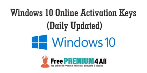 Windows 10 Product Keys 2020 Free All Version Daily Update
