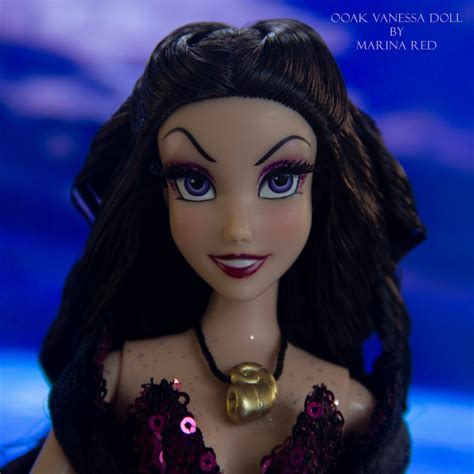 Sold Out Disney Vanessa Little Mermaid Ooak Repainted Doll Etsy