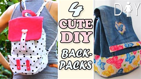 4 The Best Diy Backpack Tutorials You Can Easy Make In 25 Min Youtube