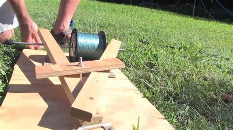 How To Make A Line Winding Machine For Fishing Reels Youtube