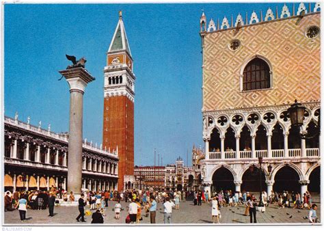 Venice St Marks Campanile From The Liitle Square Venice Italy