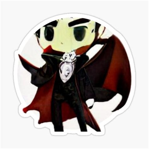 Dracula Chibi Sticker For Sale By Astralowelle Redbubble