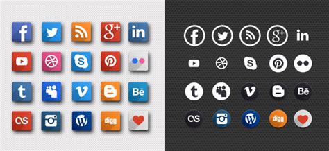 Free Psd Social Media Icons Free Psd Files