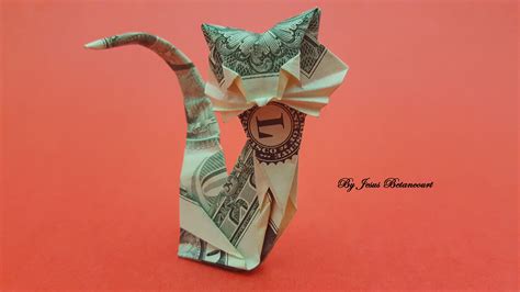 Dollar Bill Origami Cat Origami Cat Origami Ideas Money Origami