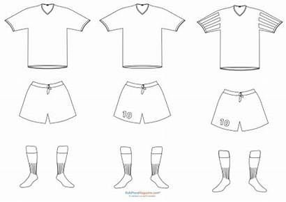 Soccer Paper Doll Jerseys Clothes Own Coloring