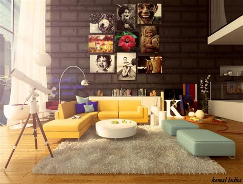 15 Colorful And Fancy Living Room Designs