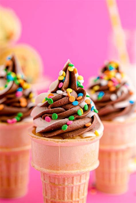 Ice Cream Cone Cupcakes Cupcakes Sugar And Soul