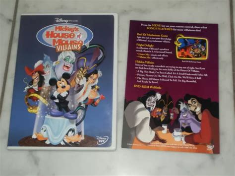 DISNEY S MICKEYS HOUSE Of Villains DVD Mickey Mouse Goofy Donald Duck