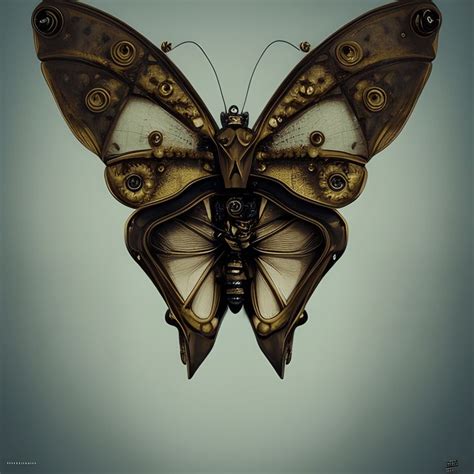 Anthropomorphic Steampunk Butterfly · Creative Fabrica In 2023