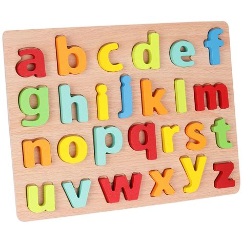 Webby Wooden Small Alphabets Letters Learning Educational Tray Toy for Kids - Webby