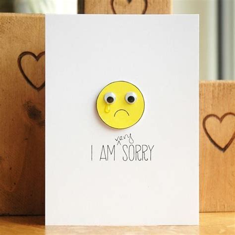 Follow A Step By Step Photo Tutorial To Create This Silly Im Sorry Card Invitation Card