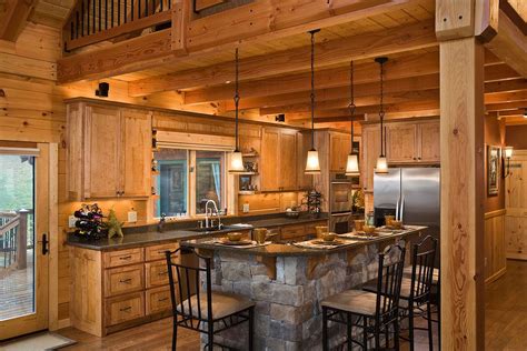 Log Cabin Kitchens Cabinets And Ideas In 2021