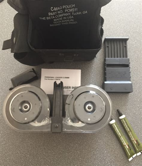 Beta Company drum C-Mag for AR / M16 with Clear cover 100rd