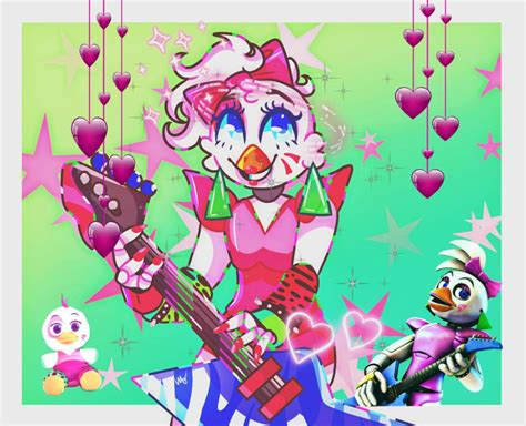 Glamrock Chica Fan Art Featured Five Nights At Freddy S Amino