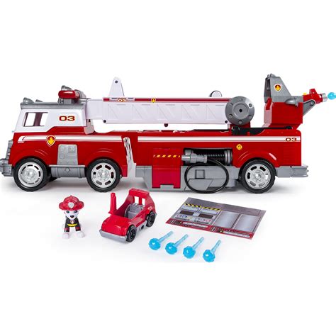 Paw Patrol Ultimate Rescue Fire Truck With Extendable 2 Ft Ladder For