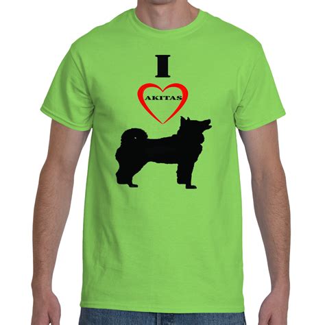 I Heart Akita Tee Shirt Designs T Shirt Tee Shirts