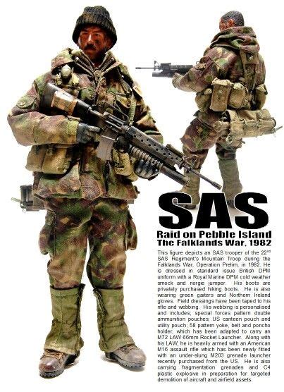 Sas Figures Falkland 1982 Military Special Forces Sas Special Forces