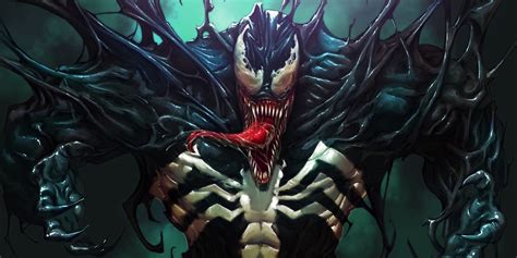 Scary Venom Art Venomthats A Lot Of Black Ink