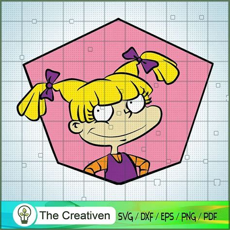 Rugrats Angelica Pickle Background Svg Rugrats Characters Svg Rugrats