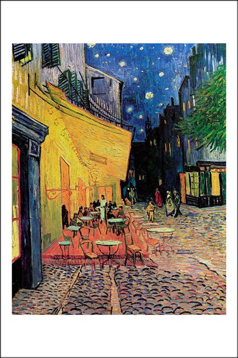 Cafe La Nuit Van Gogh Arles - Poster Affiche Peinture Vincent VAN Gogh LE Café LA Nuit Arles Neuf | eBay