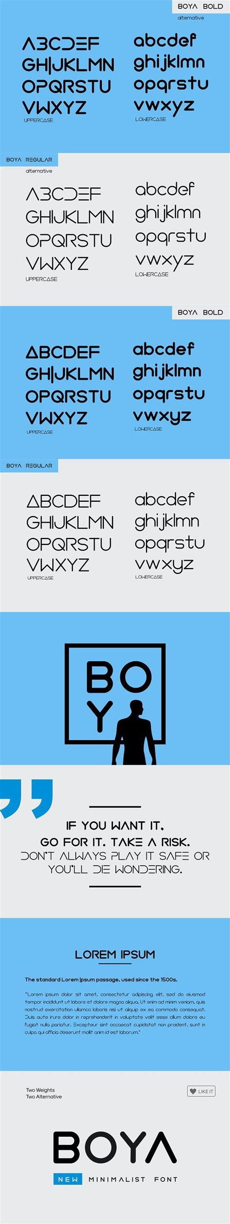 Boya Rounded Font Logo Fonts Typeface Typography Design