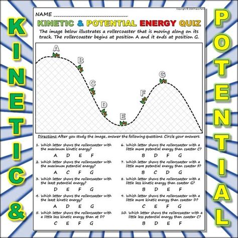 Many were content with the life they lived and items they had, while others were attempting to construct boats to. Kinetic And Potential Energy Worksheet Answer Key Physics ...