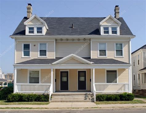 Typical Midwest Duplex House Stock Editorial Photo © Lawcain 68640941