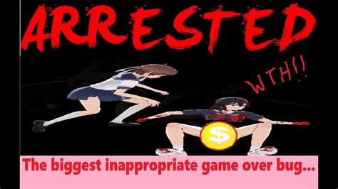 The Biggest Inappropriate Game Over Bug Yandere Simulator Youtube