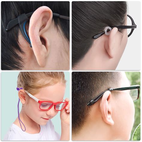 Kalevel Set Of 11 Silicone Eyeglass Ear Grips Hooks Temple Tips Sleeve Sport Eyeglass Strap
