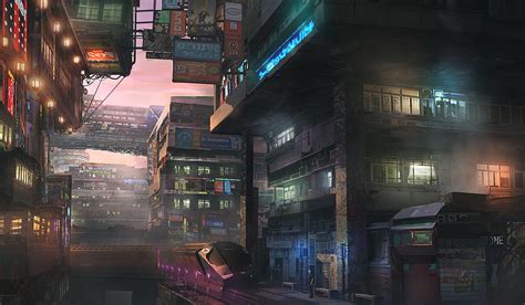 Cyberpunk City Wallpapers Wallpaper Cave