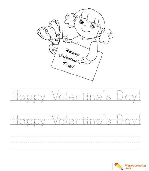Valentine Day Writing Worksheet 04 Free Valentine Day Writing Worksheet